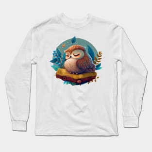 The sleeping owl Long Sleeve T-Shirt